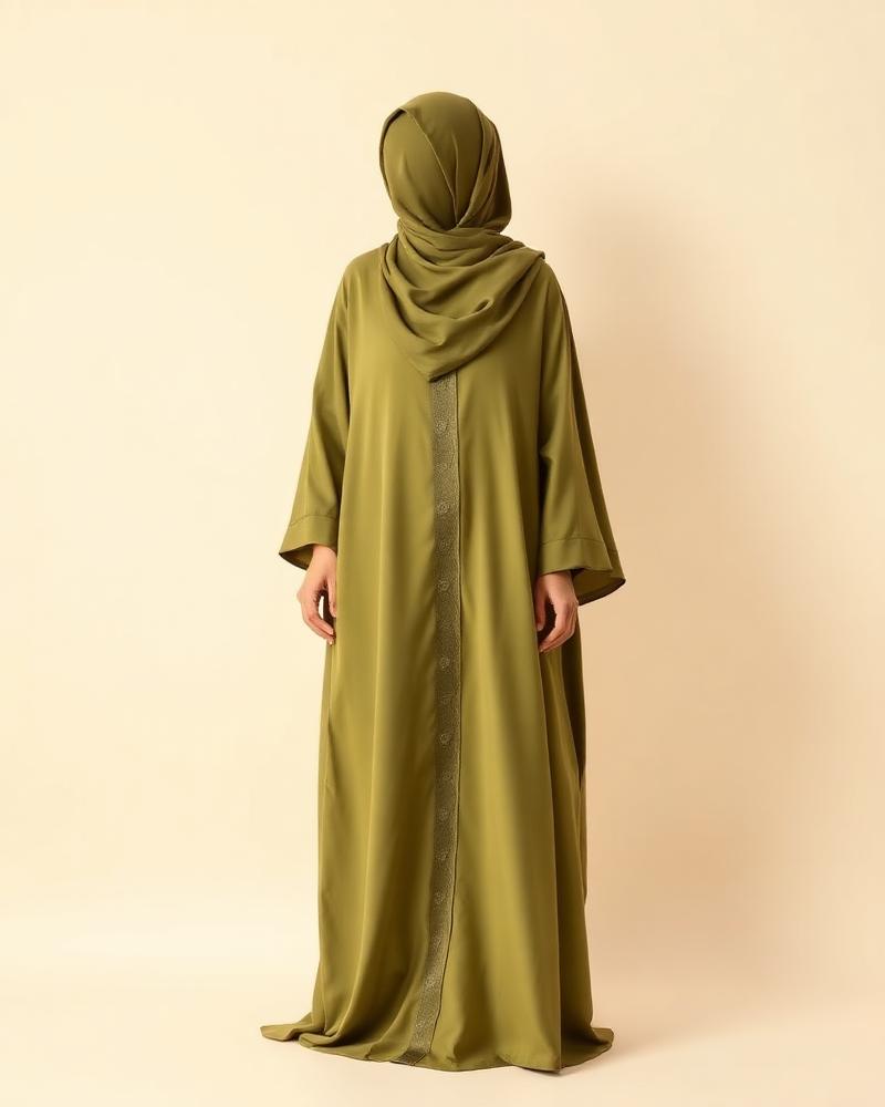 Black Nida Everyday Abaya
